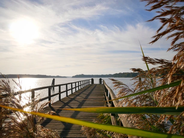 Steg auf dem Storkower See