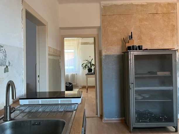 Blick von der Küche aus