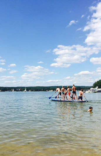Stand Up Paddling auf dem Scharmützelsee