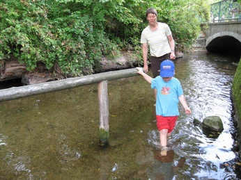 Wasserstretstelle vorm Warmbad