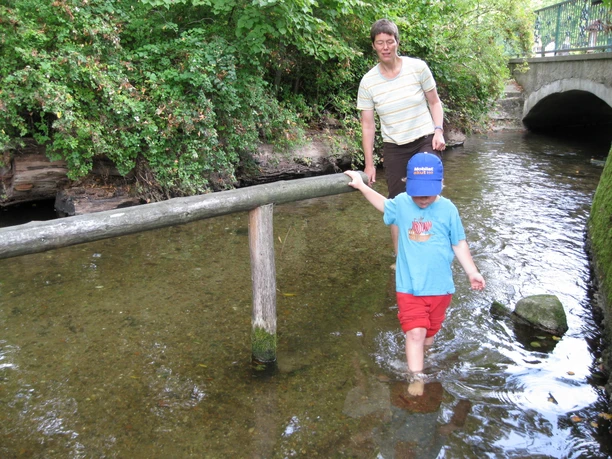 Wasserstretstelle vorm Warmbad