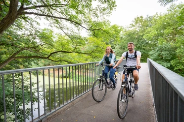 Radfahren an der Spree