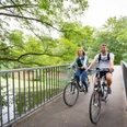 Radfahren an der Spree
