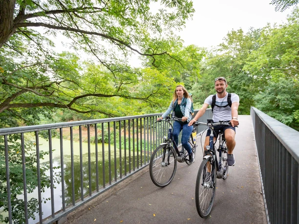 Radfahren an der Spree