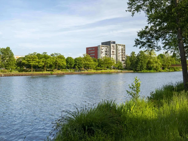 Blick auf "Insel" Eisenhüttenstadt