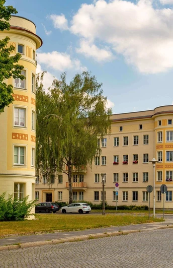 Wohnkomplex II, Runderkerblöcke