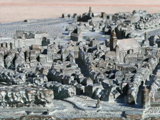 Tastmodell von Brandenburg an der Havel auf dem Neustädtischen Markt