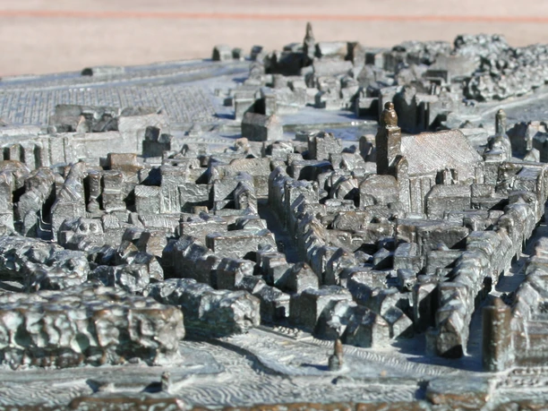 Tastmodell von Brandenburg an der Havel auf dem Neustädtischen Markt