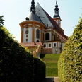 Katholische Stiftskirche des Kloster Neuzelle mit Blick von Osten