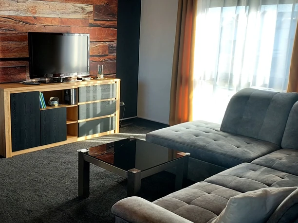 Wohnbereich in der Ferienwohnung fries-Style