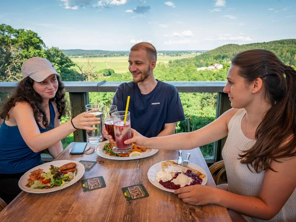 Ausblick Falkenberg von der Carlsburg
