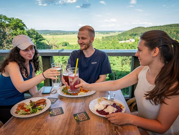 Ausblick Falkenberg von der Carlsburg
