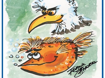 Logo der Radtour am Scharmützelsee "Adler trifft Zander"