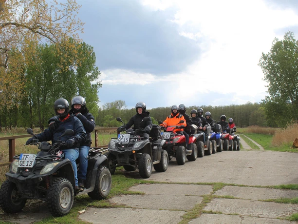 Teamevent auf Quads