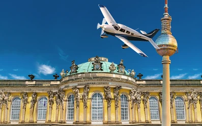 Flugzeug, Sanssouci, Fernsehturm