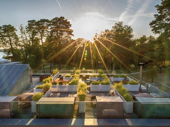 Dachterrasse der PanoramaSauna