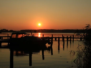 Abendsonne am Campingverein Glower See