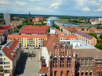 Blick vom Turm der Marienkirche