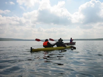 Drei Seenrundfahrt, Kanu