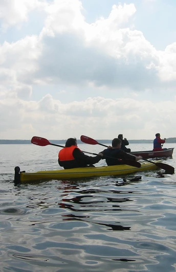 Drei Seenrundfahrt, Kanu