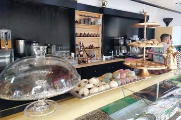 Thresen im Café Al Jasmin in Frankfurt (Oder)