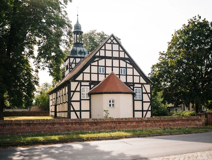 Fachwerkkirche in Milow