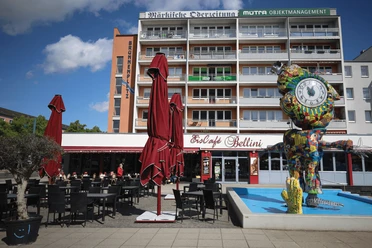 Café Bellini am Brunnenplatz in Frankfurt (Oder)