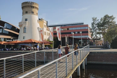 Zichorienmühle und Hans Otto Theater