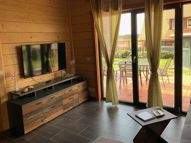 Wohnbereich in der Ferienwohnung Seerose