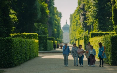 Hauptallee im Park Sanssouci