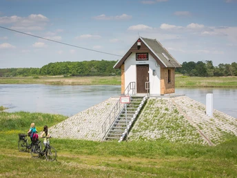 Pegelhäuschen in Ratzdorf
