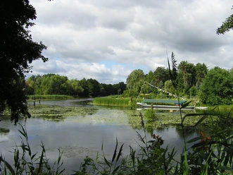 Treidelkahn auf dem Friedrich-Wilhelm-Kanal