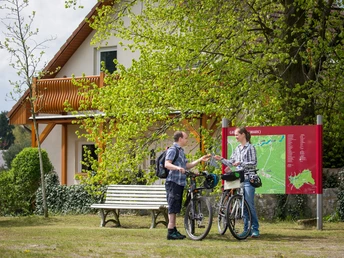 Wegweiser Spreeradweg Mönchwinkel