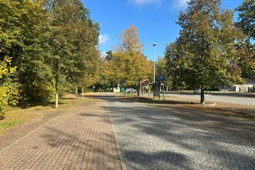 Caravanparkplatz in der Silberberger Straße in Bad Saarow