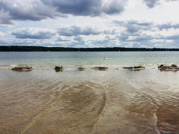 Scharmützelsee am Campingplatz Schwarzhorn in Wendisch Rietz