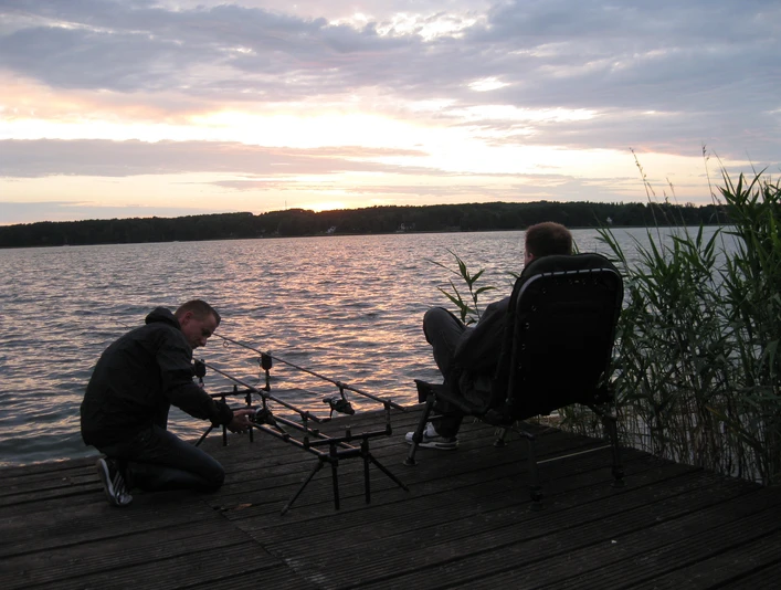 Angler am Scharmützelsee