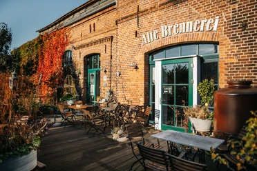 Frau Wesches Café in der Alten Brennerei Ribbeck