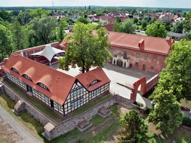 Burg Storkow - Luftaufnahme