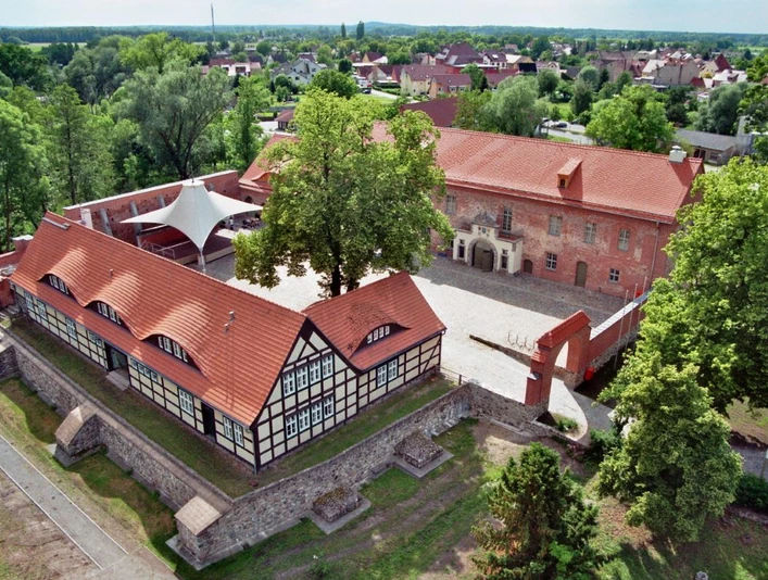 Burg Storkow - Luftaufnahme