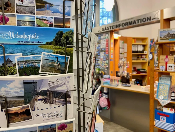 Tourist-Information Bad Saarow im historischen Bahnhof