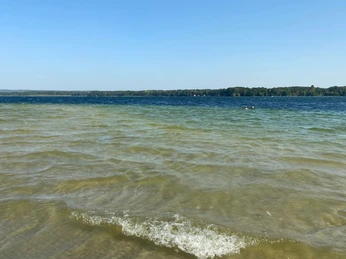 Scharmützelsee, Badestelle am Campingplatz Schwarzhorn