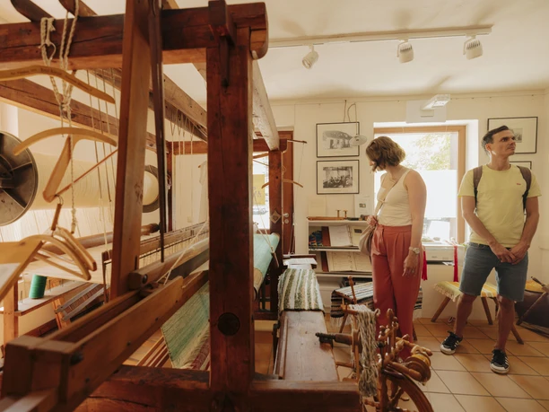Webstuhl im Weberhaus
