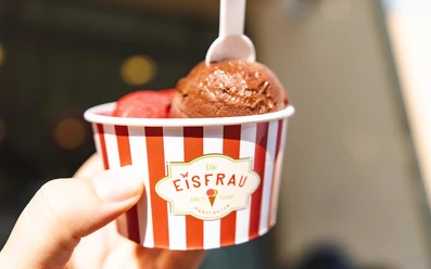 Die Eisfrau in Potsdam-Babelsberg
