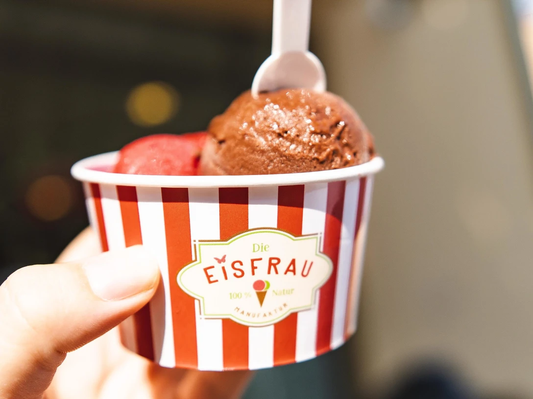 Die Eisfrau in Potsdam-Babelsberg