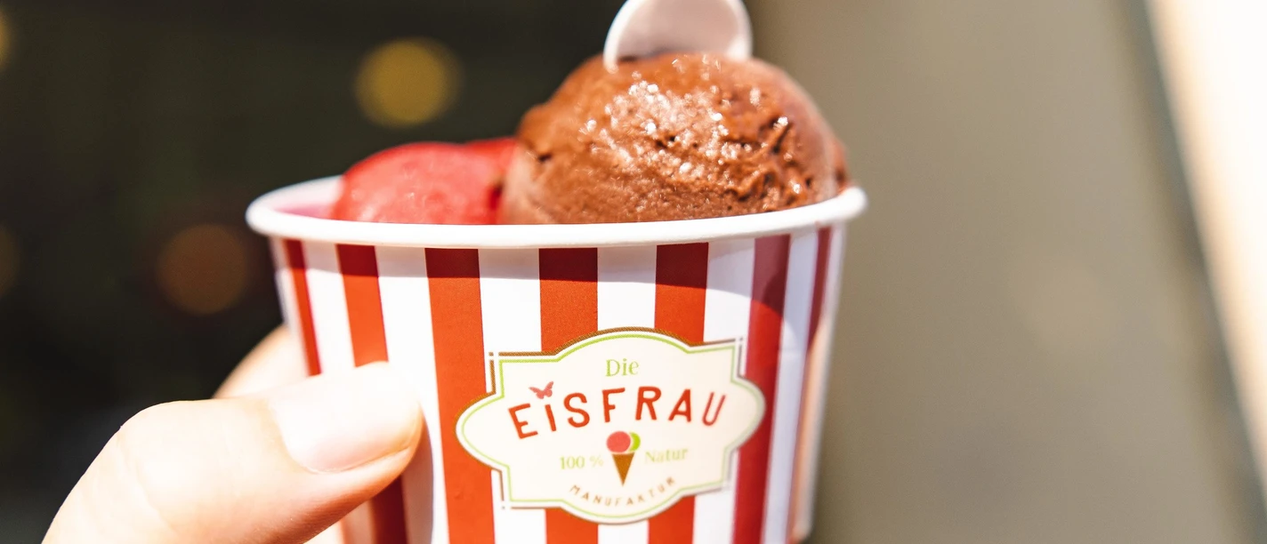 Die Eisfrau in Potsdam-Babelsberg