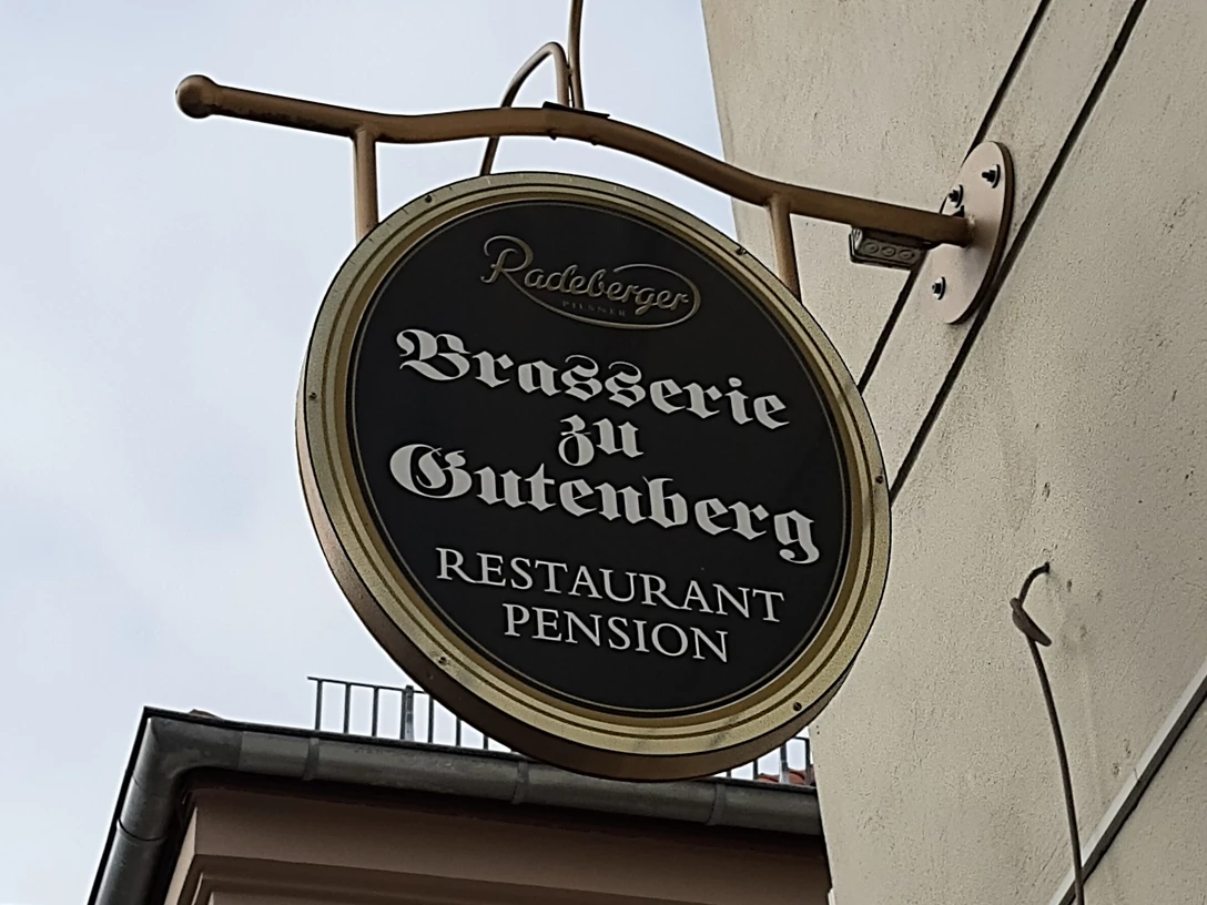 Restaurant "Brasserie zu Gutenberg"