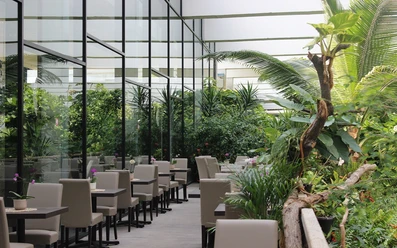 Restaurant in der Biosphäre Potsdam