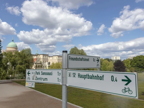 Beschilderung Radweg "Alter Fritz"