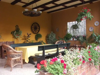 Überdachte Terrasse