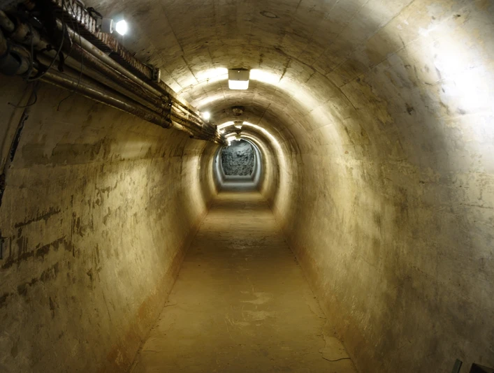 Eingangstunnel zur Bunkeranlage Fuchsbau